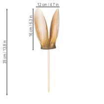 Artikel Osterdeko Hasenohren Nostalgische Gartenstecker zur Gartenverschönerung an Ostern 35cm 2St
