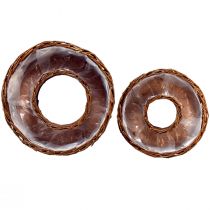 Artikel Natürliche Weiden Pflanzringe Pflanzschalen Ø32/25cm 2er-Set