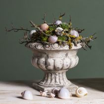 Artikel Pflanzschale Pflanzkübel Pokal Antik Beton Ø20cm H16,5cm