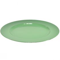 Artikel Robuster Grüner Kunststoffteller – 28 cm, Perfekt für den täglichen Dekoration und Outdoor-Aktivitäten – 4St