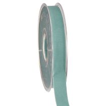 Artikel Samtband Hellblau Dekoband Geschenkband Blau 15mm 7m