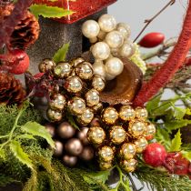 Artikel Spiegelbeeren Ø1,5cm Braun-Gold 140 St