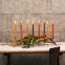 Artikel Stabkerzenhalter Antik Für 10 Kerzen Gold 46×46cm H16,5cm