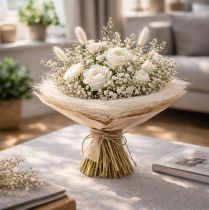 Artikel Straußmanschette elegantes Accessoire zur perfekten Blumenbindung 20cm 8St