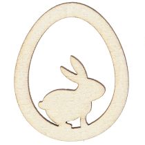 Artikel Streudeko Ostern zum Basteln Hase Ei Holz Natur 4cm 72St
