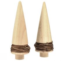 Artikel Tannenbaum Holz Natur Tischdeko Weihnachten H18cm 2 St