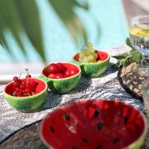 Artikel Tapas Set Wassermelone Dipschalen Keramik 8,5×28cm 1St