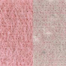 Artikel Topfband Dekoband Wollfilz Wolle Altrosa Grau 7,5cm 5m