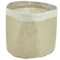 Artikel Übertopf Jute Stoffkörbchen Natur Utensilo Ø28cm H25cm 3St