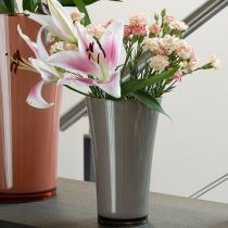 Artikel Vase „Fizzy“ Ø16cm H27cm Platingrau 1 St