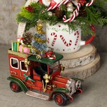 Artikel Weihnachtsdeko Auto Weihnachtsauto Vintage Rot 15×7×16cm