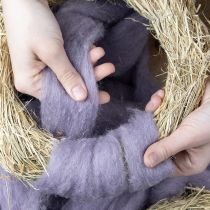 Artikel Wolllunte Wollband Helllila 10m Dekowolle für Floristik & Basteln