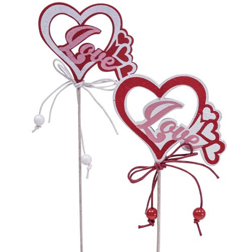 Artikel Blumenstecker Dekostecker “Love” Valentinstag 25,5cm 16 St
