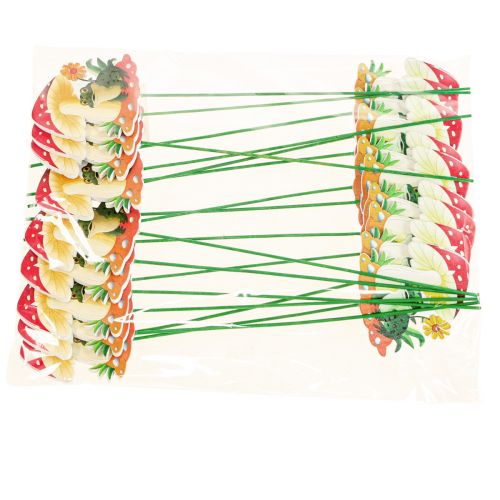 Artikel Dekostecker Holz Blumenstecker Frosch Deko 6,5cm 18 St