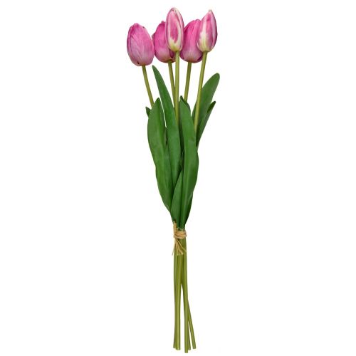 Artikel Rosa Tulpen Deko Real Touch Kunstblumen Frühling 49cm 5St