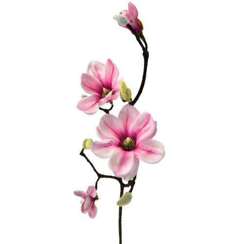 Artikel Kunstblume Magnolienzweig Magnolie künstlich Rosa 59cm 3St