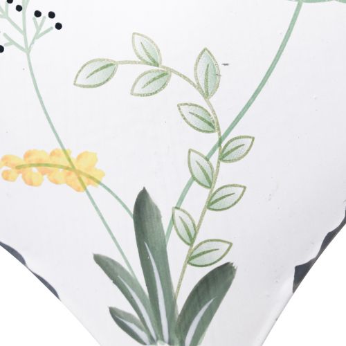 Artikel Herzen zum Hängen aus Metall Landhausstil 13cm×13cm 4 St