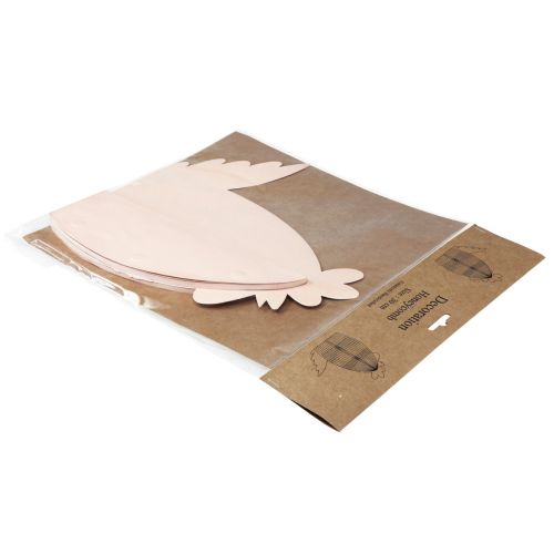 Artikel Wabenfigur Ostern Deko Huhn Orange 28,5×15,5×30cm