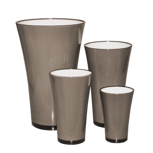 Artikel Vase „Fizzy“ Platingrau Ø13,5cm bis ca. Ø28,5cm 1 St