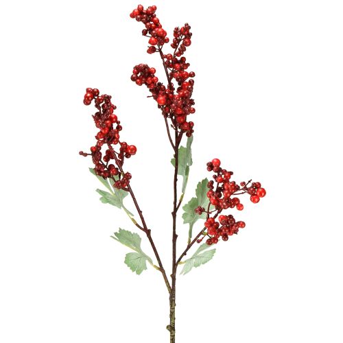 Artikel Künstlicher Beerenzweig Rot Kunstzweig Weihnachtsdeko 74cm