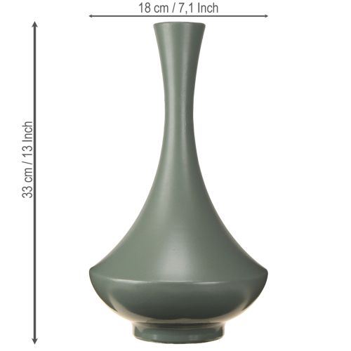 Artikel Vase Elegant geschwungene Form Deko für modernes Interieur 33cm