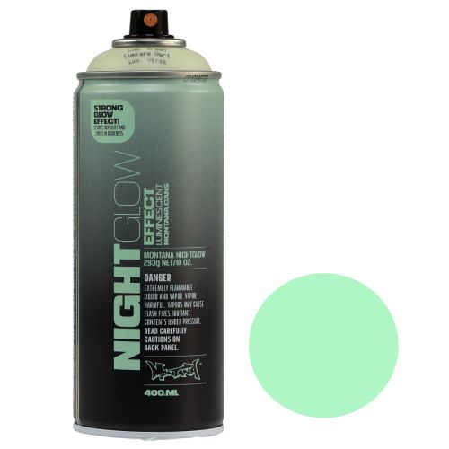 Floristik24 Fluoreszierende Farbe Spraydose Nightglow Grün 400ml