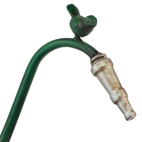 Artikel Übertopf Metall Regentonne Vogel Balkon Deko Ø15,5cm