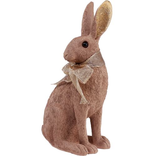 Artikel Osterhase Deko Hase mit Schleife Braun Osterdeko 25cm