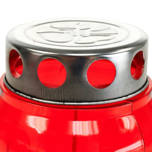 Artikel Grabkerzen Rot Tropfen Trauerlichter Ø9cm H17cm 4 St