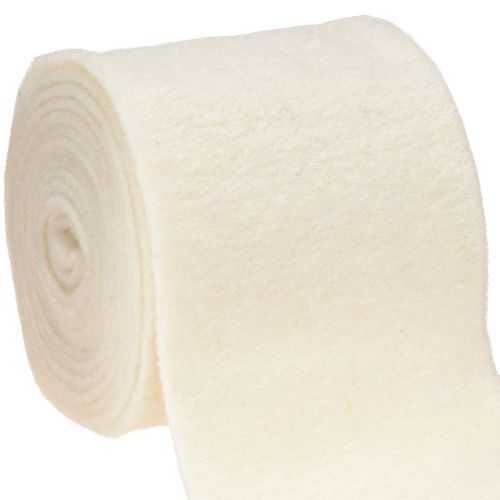 Filzband 15cm x 5m Weiß