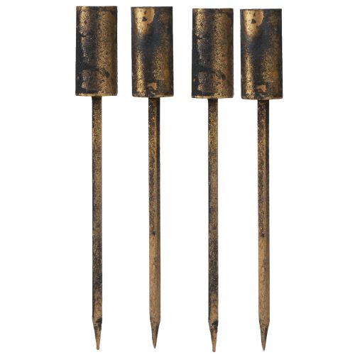 Artikel Adventskerzenhalter Vintage Gold Für Stabkerzen Ø23mm 4 St