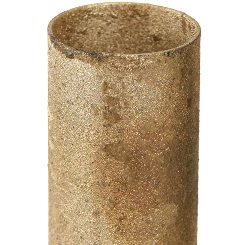 Floristik24 Adventskerzenhalter für Stabkerzen Metall Gold Ø23mm 4St