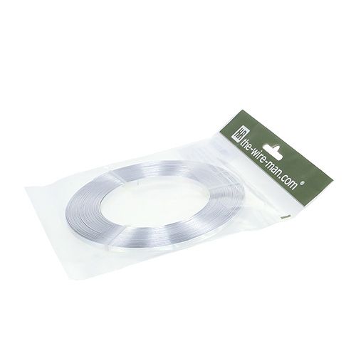 Artikel Aluminium Flachdraht Silber 5mm x1mm 10m