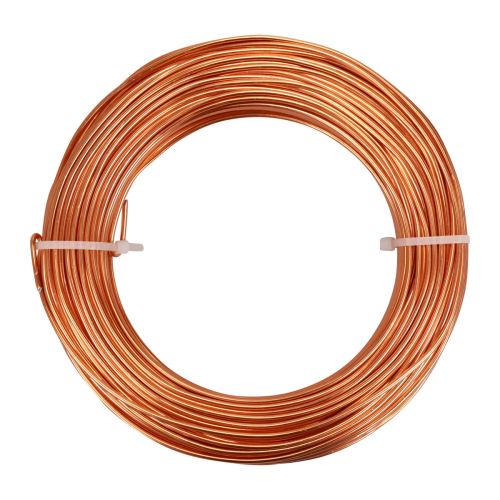 Floristik24 Aluminiumdraht Orange Ø2mm 500g 60m