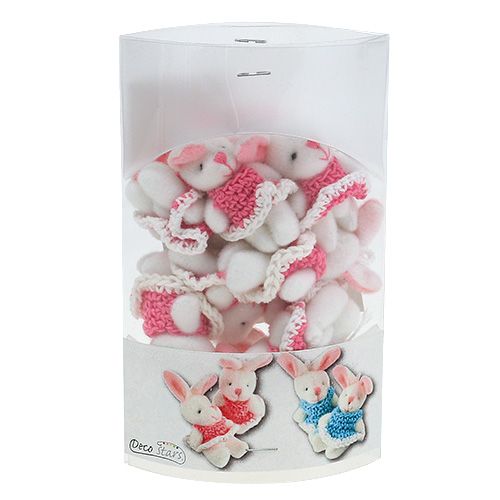 Artikel Anhänger Häschen 5,5cm Rosa 9 St