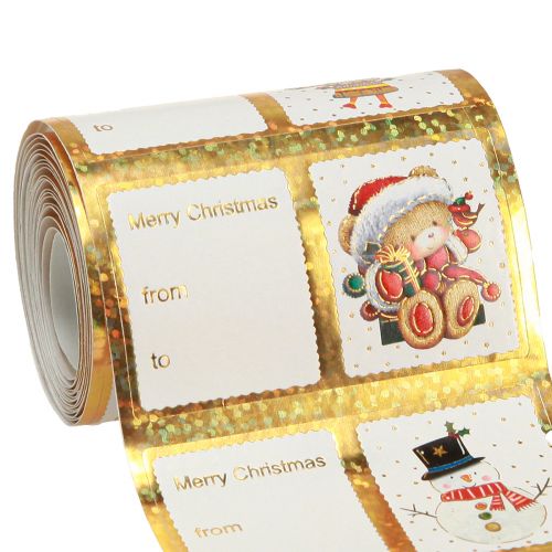 Artikel Aufkleber Weihnachten Geschenkaufkleber Etiketten 5,5cm 60 St