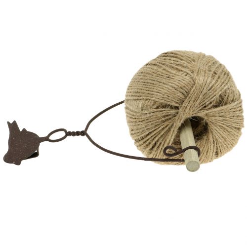 Artikel Bandhalter Vogel zum Hängen mit Jute H19cm