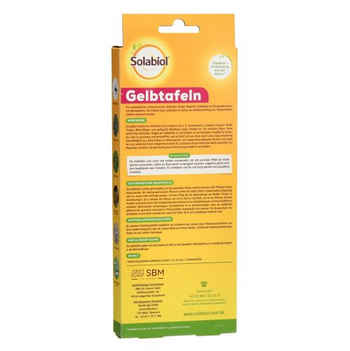 Artikel Solabiol® Gelbtafeln Klebefallen Insektizidfrei 7 Stück