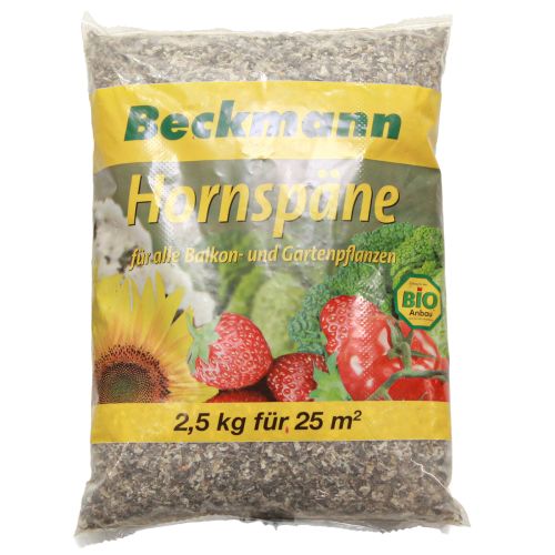 Beckmann Hornspäne 2,5kg Stickstoffdünger