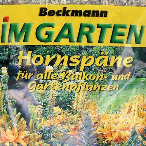 Artikel Beckmann Hornspäne 1kg Stickstoffdünger