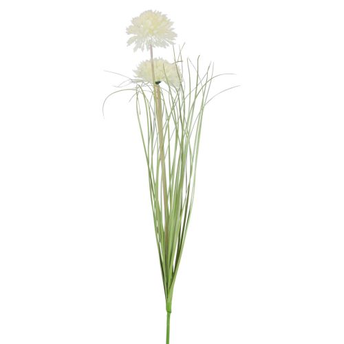 Floristik24 Kunstblumen Kugelblume Allium Zierlauch künstlich Weiß 90cm