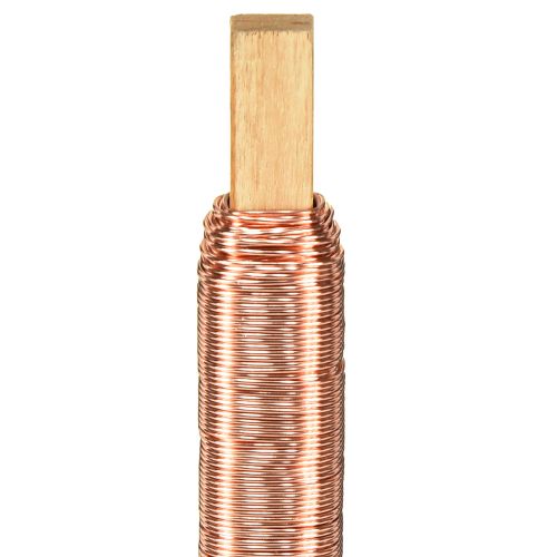 Artikel Bindedraht Blumendraht Wickeldraht Kupfer 0,65mm 100g 3 St