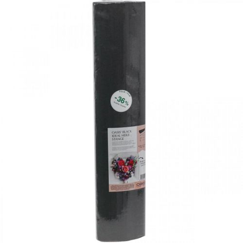 Artikel Oasis Black Ideal Steckschaum Herz Schwarz 12x55cm