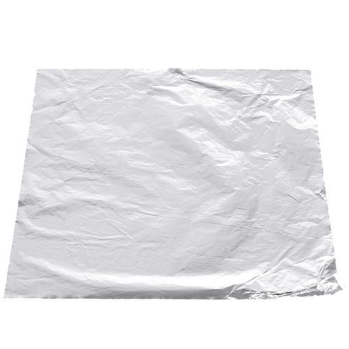 Floristik24 Blattmetall Blätter Silber 100St