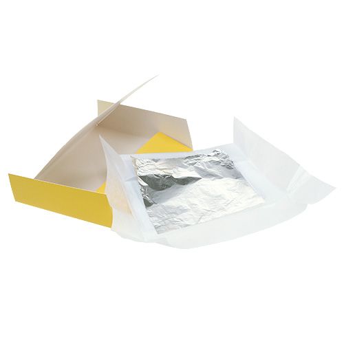 Artikel Blattmetall Blätter Silber 100St