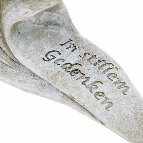 Artikel Grabschmuck Calla-Blüte "Im stillem Gedenken" 10cm x 6cm 4 St