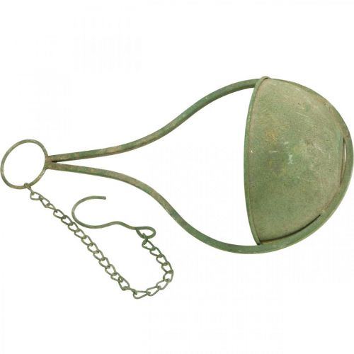 Artikel Blumenampel, Hängeampel, Metall-Deko Garten Ø16cm H38cm