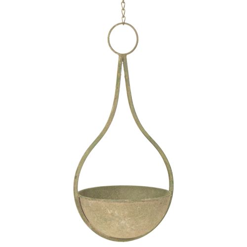 Artikel Blumenampel, Hängeampel, Metall-Deko Garten Ø16cm H38cm