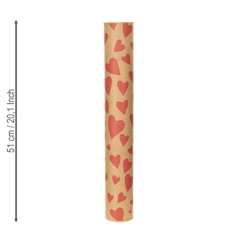 Artikel Nachhaltiges Geschenkpapier Wabenpapier Herzen Design für besondere Anlässe 25Meter