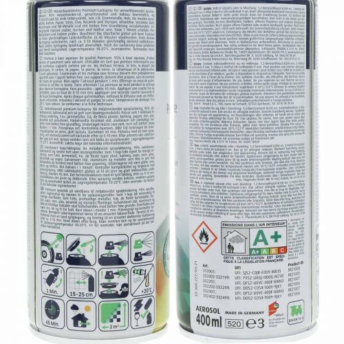 Artikel Belton free Wasserlack Grau Hochglanz Spray Lichtgrau 400ml